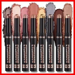 8-Piece Waterproof High-Pigmentation Eyeshadow Crayon Set - Effortless Glam - Picture 1 of 12