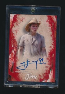 JAMES ALLEN MCCUNE JIMMY TOPPS WALKING DEAD SURVIVAL BOX RED AUTO