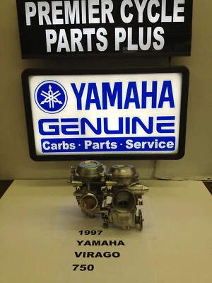 1997 YAMAHA VIRAGO XV 750 SET OF MIKUNI CARBS CARBURETORS  - Image 1 of 4