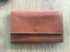 Porta Foglio Pelle Giorgio Armani Made In Italy Vintage Come Nuovo - Picture 1 of 7