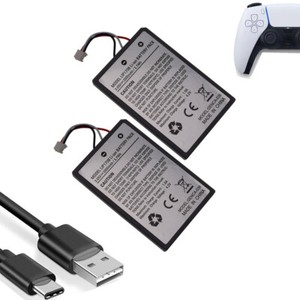 2 Pack Li-ion Rechargeable Battery for Sony PS5 DualSense Wireless Controller