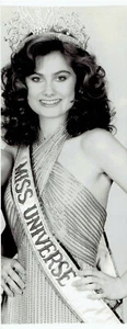 1981 Press Photo 1982 Miss Universe Beauty Queen Karen Baldwin with Sash & Crown - Picture 1 of 2