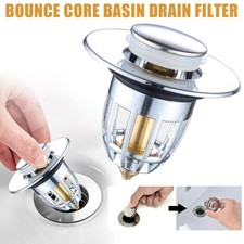 POP-UP ACQUA Bouncing Core lavabo scarico filtro a bagno di tipo Plug Stopper