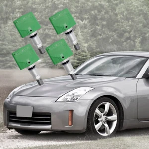 4pcs Tire Pressure Monitoring Sensor Set Fit For Nissan 350Z 2008-2009 - Picture 1 of 6