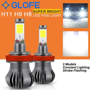 STROBE Switchback H11 H16 LED Fog Light Bulbs for Subaru Legacy/Forester/WRX STI - Foto 1 di 9
