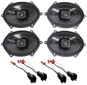 Polk 5x7" Front+Rear Factory Speaker Replacement Kit For 99-02 Ford Expedition - Picture 1 of 10