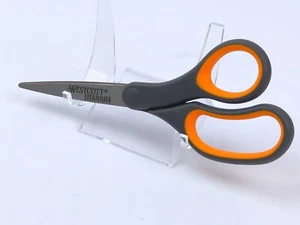 WESTCOTT TITANIUM Bonded 8" Soft Grip Scissors / Shears - NEW! - Picture 1 of 9