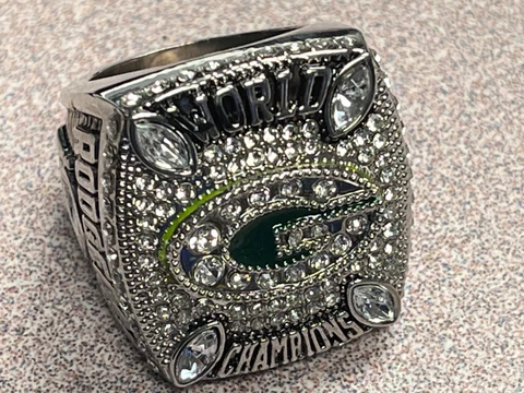 AARON RODGERS 2010 COMMEMORATIVE CHAMPIONSHIP RING PACKERS SIZE 11 Cover