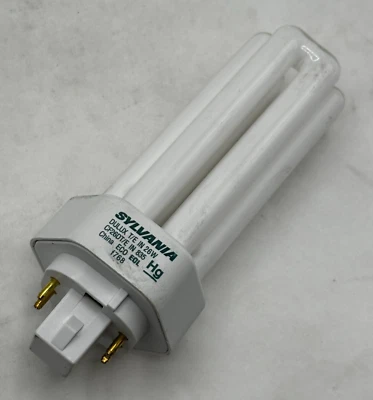 SYLVANIA 20881 DULUX T/E IN 26W Fluorescent CF Bulb GX24q-3 CF26DT/E LOT OF 2 - Image 1 of 4