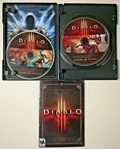 Diablo III 3 Collectors Ed Behind the Scenes Blu Ray & DVD w/ Quick Start Guide - Picture 1 of 6