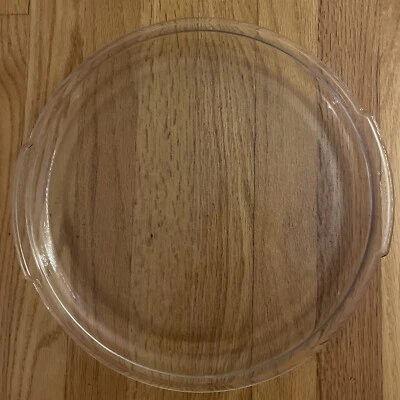 12” Anchor Hocking Vintage Clear Glass Platter - Image 1 of 4
