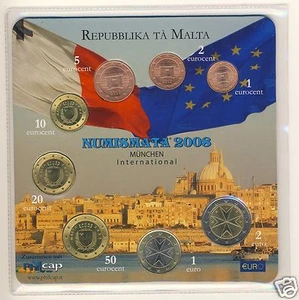 manueduc   MALTA  2008 im Folder NUMISMATA MÜNCHEN EDICION ESPECIAL   NUEVA - Picture 1 of 1