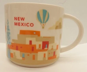 Taza de café de coleccionista Starbucks YOU ARE HERE Nuevo México casi nueva c.2015 - Imagen 1 de 5