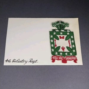 4th Infantry Regiment Semper Primus 3.5" Patch - Picture 1 of 3
