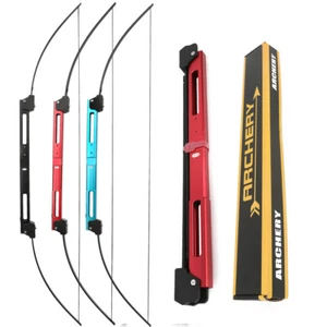 58'' Archery Folding Bow Recurve Bow 25-55lbs Portable Shooting Practice RH/LH - Picture 1 of 16