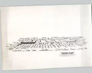 Disegno ARCHITETTO TOPANGA PLAZA Canoga Park California 1963 foto stampa - Foto 1 di 2