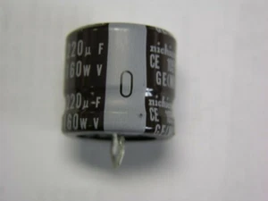 10 Nichicon Type CE 220UF 160V S-I Electrolytic Capacitors - Picture 1 of 1