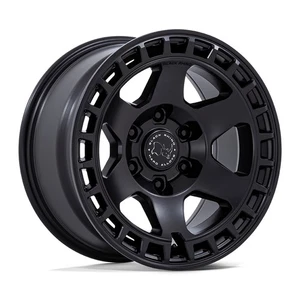 One 17x8.5 Black Rhino Br022 Bahari 5x4.75/5x5 -10 Matte Black Wheel Rim 71.5 - Picture 1 of 3