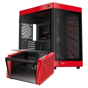 RGB Tempered Glass Gaming Computer PC Case, 2-Way Standing w/Vertical & Horiz... - Picture 1 of 9