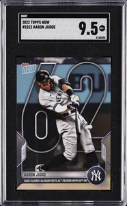 2022 TOPPS NOW #1012 AARON JUDGE SGC 9.5 - Picture 1 of 2