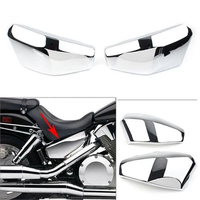 Fit Honda VTX1300 R/S/C/T 2003-2006 2007 2008 2009 Battery Side Covers Chrome - Изображение 1 из 4