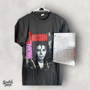Michael Jackson Vintage 1988 T Shirt Men's Medium Rare Collectible Cotton V02 - Picture 1 of 12