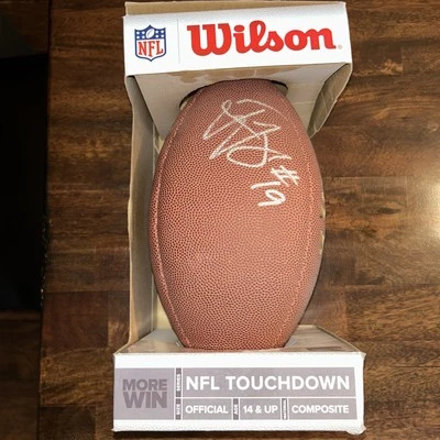 Ted Ginn Jr. Fútbol americano Wilson Panel NFL firmado Foto 1 de 2