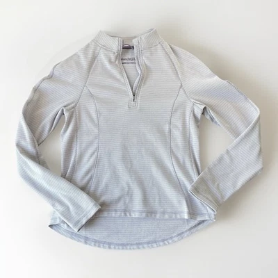 Pulôver feminino Avalanche quarto de zíper M roxo manga longa caminhadas ao ar livre - Imagem 1 de 4