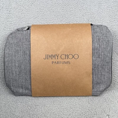 Nuevo Jimmy Choo Perfumes Fin de Semana/Viaje/Gimnasio/Bolso de Lona en Gris con Asas Negras Foto 1 de 4