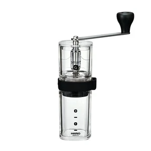 Hario Macinacaffè Manuale Smart G Mulino Ceramica 6,7 in 7,1 oz Corpo Trasparente MSGN2T - Foto 1 di 6
