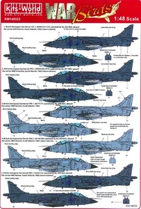 Kits World Decals 1/48 BRITISH AEROSPACE SEA HARRIER FRS.I Part 1 - Picture 1 of 3