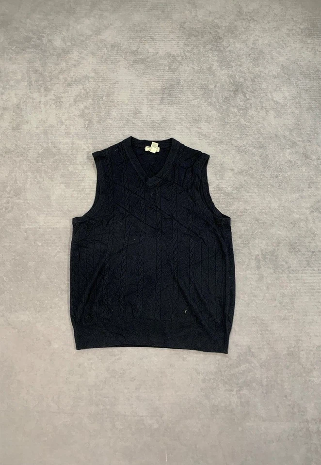 Chaleco Suéter Tejido Dockers Estampado Abstracto Tejido Para Mujer L Foto 1 de 4