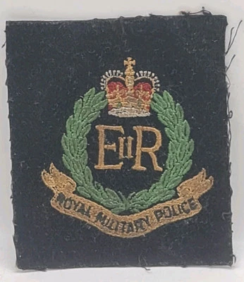 Royal Military Police Vintage Embroidered Cloth Blazer Badge Patch British Army - Image 1 of 3