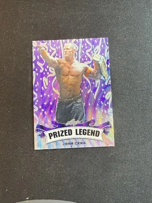 John Cena 2023 Hoja Preciada Metal Leyenda Púrpura/15 RC Foto 1 de 2
