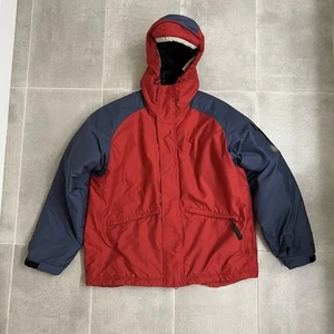 Nike ACG Jacket Mens Medium Outer Layer 3 Red Full Zip Windbreaker Hooded - Picture 1 of 7