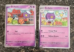 Pokemon Mega Evoluciones Black Star Promo Drifloon MEP 005 Drifblim MEP 006 - Imagen 1 de 4