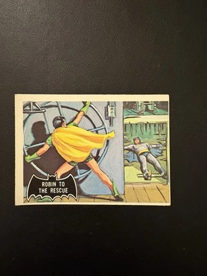 1966 OPC SET BREAK #20 BLACK BAT CARD PRINTED IN CANADA EX! - Image 1 of 2