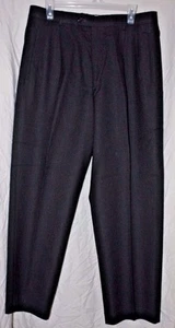 Louis Raphael Men Gray Dress Pant 34 X 30 Wool - Picture 1 of 3
