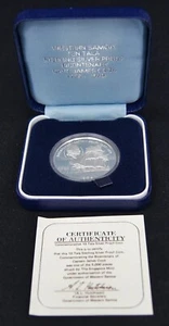 Westers Samoa 1979 10 Tala esterlina capitán del bicentenario James Cook LTD 5000 caja de certificado de autenticidad - Imagen 1 de 6