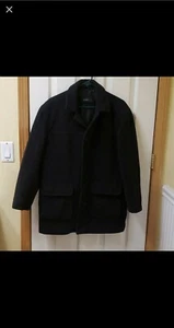 Alfani wool cashmere polyester blend coat black SIZE medium - Picture 1 of 5