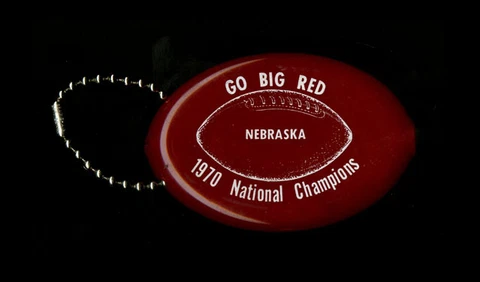 1970 NEBRASKA CORNHUSKERS NATIONAL CHAMPIONS COIN PURSE~HIGH GRADE QUIKOIN Cover