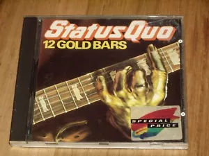 STATUS QUO *GERMANY 1st Press CD ' 12 GOLD BARS ' 1980 EXC - Picture 1 of 3