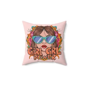 Spun Polyester Square Pillow - Picture 1 of 13