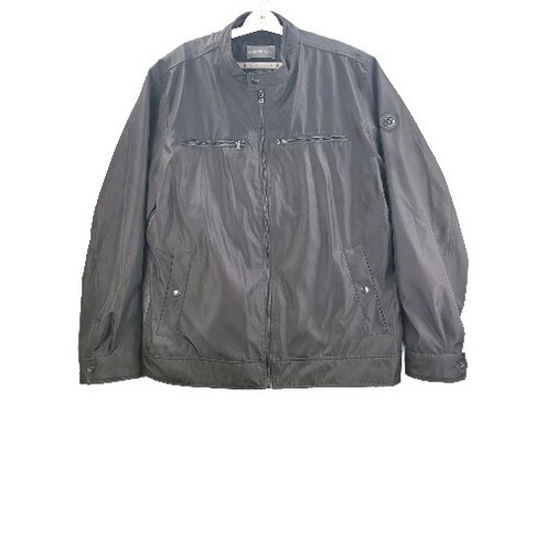 Giacca Michael Kors nera uomo 2XT cappotto impermeabile polsi regolabili casual