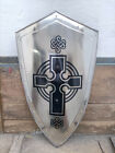 Medieval 24'' heather shield Battle Ready templar Armor costume metal shield