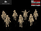 7 x Wild West Outlaw Riders - Resin / Wargames