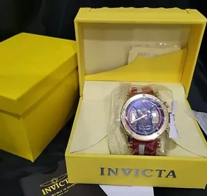 Invicta S1 Rally Mens Watch Tritnite Red Silicone Strap Model 21510 Flame Fusion - Picture 1 of 11