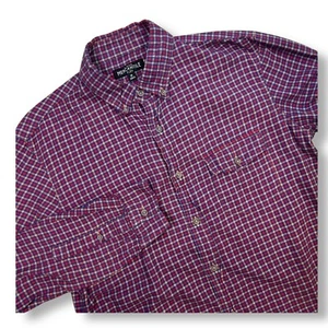 J. Crew Mercantile Flex Plaid Button Down Flannel Shirt Long Sleeve Mens M - Picture 1 of 7