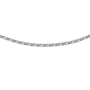 Stainless Steel Polished Fancy Link 18in Chain - Picture 1 of 2