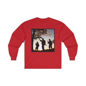 Once A Scout Always A Scout Long Sleeve Ultra Cotton High Adventure Tee - Picture 1 of 15